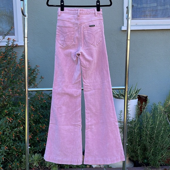 Rolla’s Pink Corduroy Eastcoast Flare ~ High Rise Pants - Picture 8 of 12
